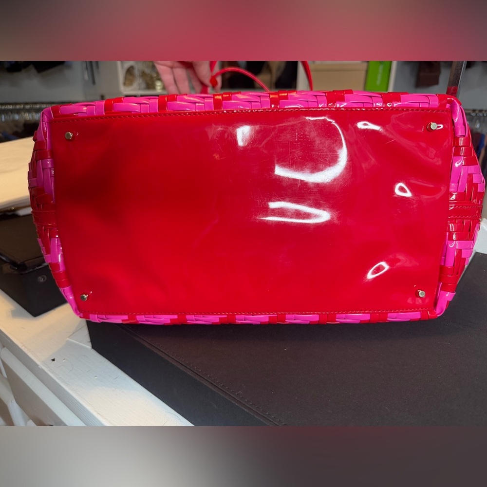 Kate Spade Vibrant Red and Pink Tote - Picture 5 of 11